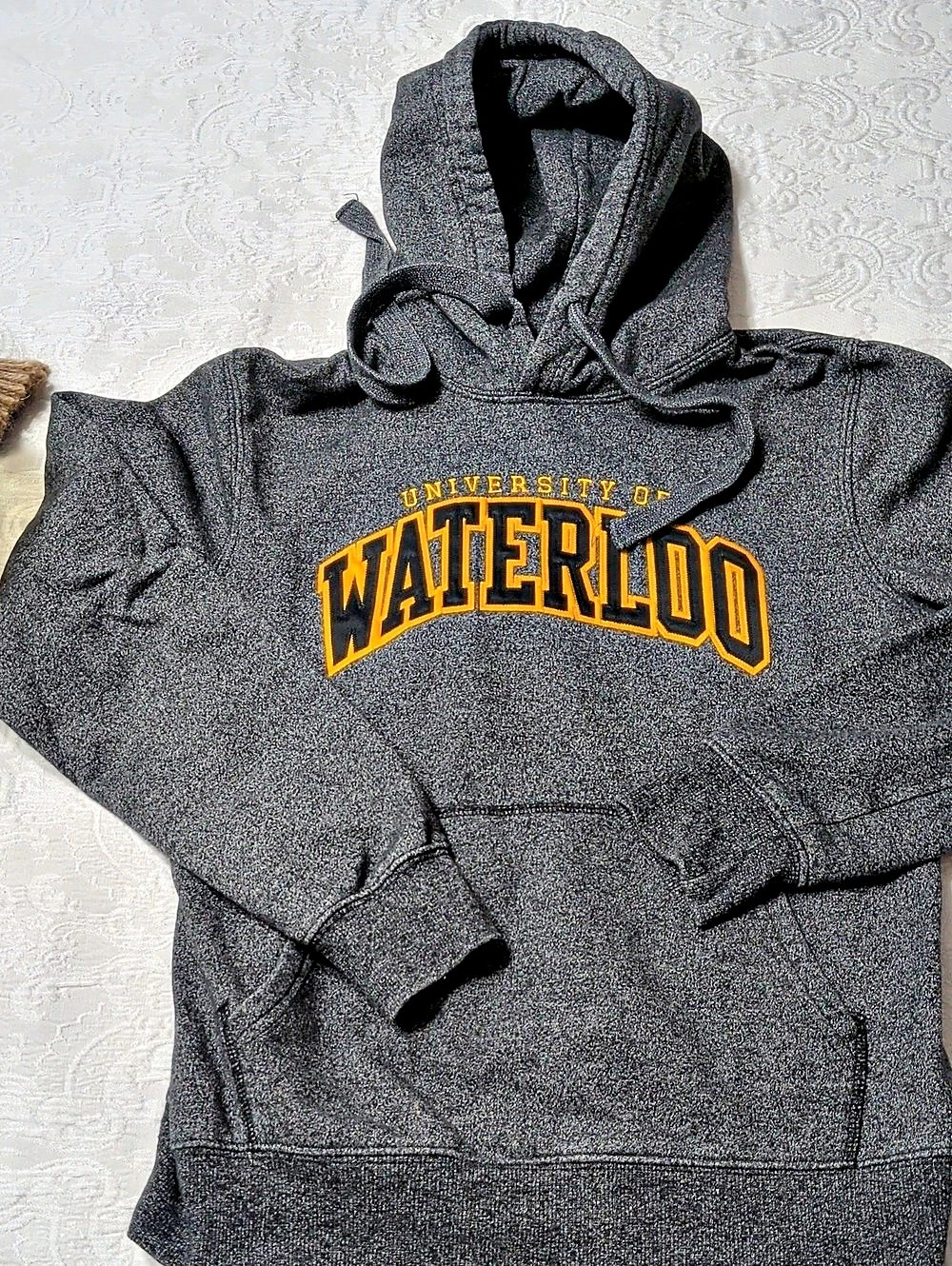 JPT Classics University of Waterloo hoodie Graphic Hoodie Gray XS Like New